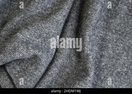 herringbone, river tweed, wool fabric, herringbones, tweed Stock Photo