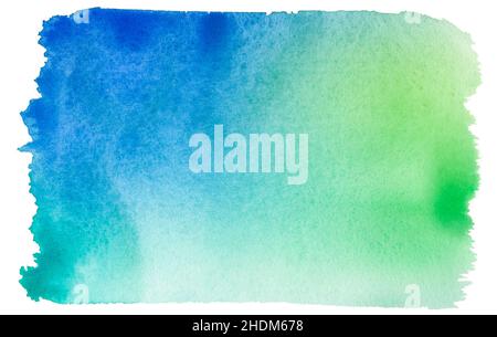 blue, green, gradient, gouache, blues, greens, gradients, gouaches Stock Photo