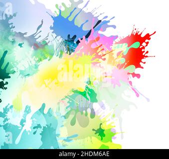 blob, blobs, paint splat Stock Photo