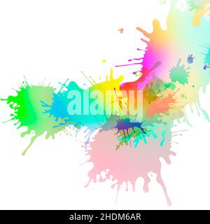 blob, blobs, paint splat Stock Photo