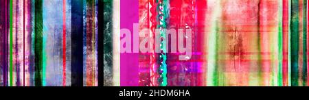 multi colored, strips, mixed media, multi coloreds Stock Photo