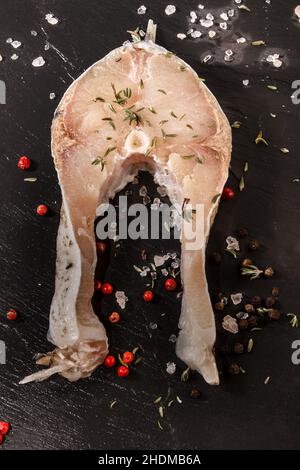 fish, fish steak, fishes, fish steaks Stock Photo