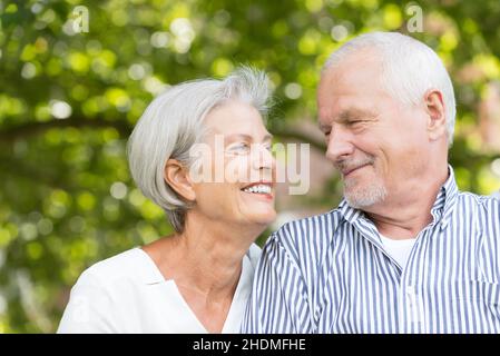 loving, couple, older couple, romance, couples, older couples Stock