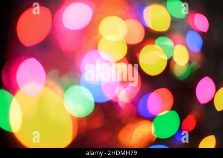 lights, multi colored, light, multi coloreds Stock Photo
