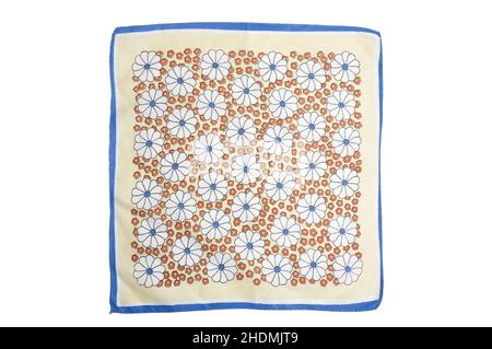 flower pattern, handkerchief, flower patterns, patterns, handkerchiefs, tissue Stock Photo