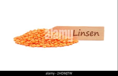 lentil, red lentils, lentils, red lentil Stock Photo