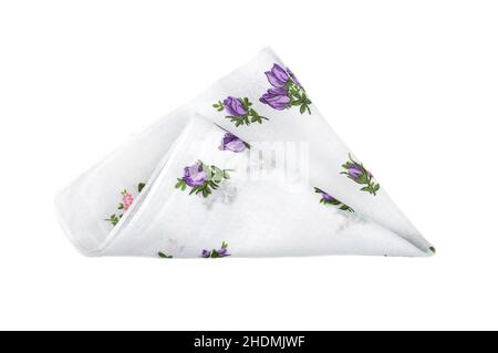 retro, handkerchief, floral, old fashioned, retro style, handkerchiefs, tissue, florals Stock Photo