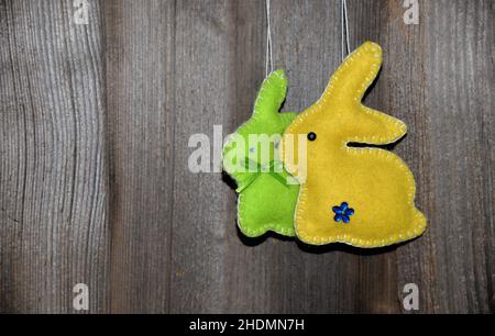 easter bunny, easter decoration, easter bunnies, easter decorations Stock Photo