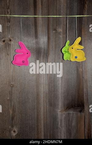 easter bunny, vehicle trailer, easter bunnies, vehicle trailers Stock Photo