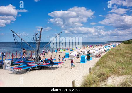 usedom, bansin, baltic sea beach, usedoms, bansins, baltic sea beachs Stock Photo