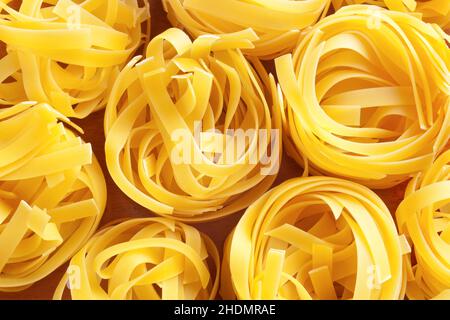 tagliatelle, noodles, tagliatelles, noodle, pasta Stock Photo