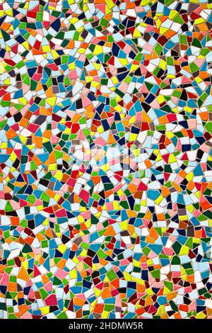 multi colored, mosaic, glazed, multi coloreds, mosaics, glazeds Stock Photo