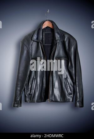 leather jacket, jacket, leather jackets Stock Photo