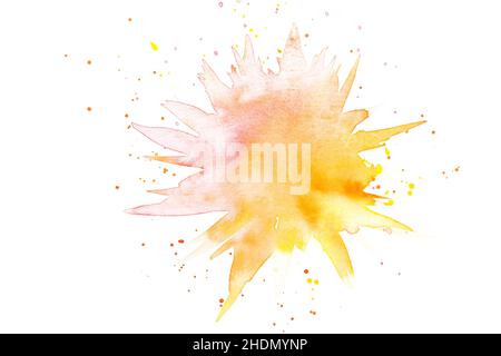 watercolour paints, splash, watercolour paint, spatter, splashes Stock Photo
