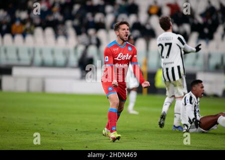 Torino, Italy. 22nd Dec, 2021. Juventus Napoli, 06 Jan. 2022, Allianz Stadium, Turin Credit: Nderim Kaceli/Alamy Live News Stock Photo