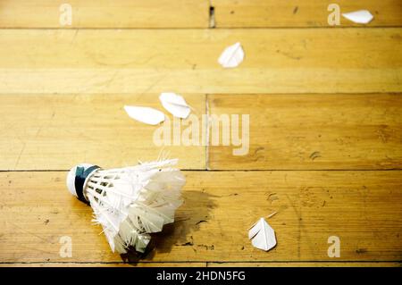 shuttlecock, shuttlecocks Stock Photo