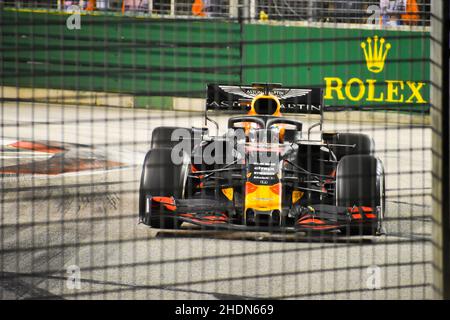 Red Bull Ring Pull Red Bull driver Max Verstappen, of the Netherlands, pulls out of pit ...