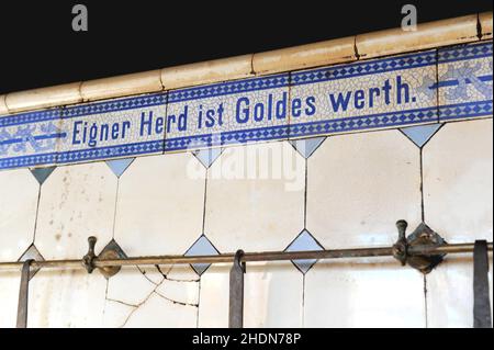 kitchen, aphorism, kitchens, aphorisms Stock Photo