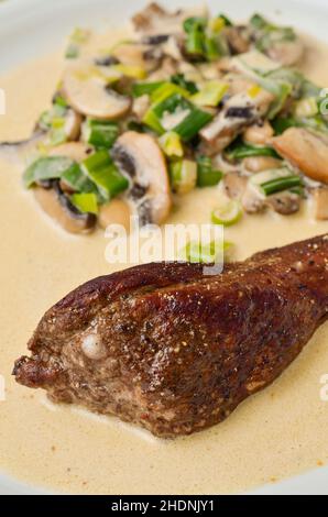 steak, delicacy, rumpsteak, steaks, gourmets, rumpsteaks Stock Photo