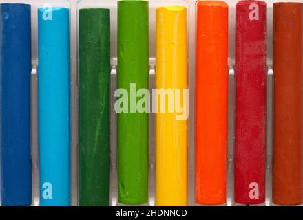 crayon, wax crayon, crayons Stock Photo