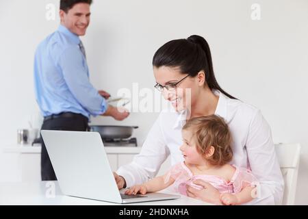 mother, internet, surfing, paying, daughter, online shopping, mom, mothers, mum, internets, web, daughters, online shops, onlineshop Stock Photo