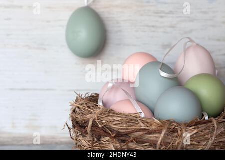 easter nest, easters Stock Photo