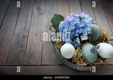 easter nest, easter decoration, easters, easter decorations Stock Photo