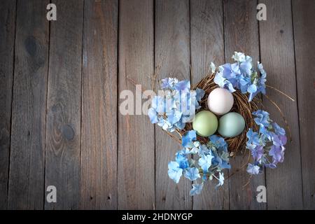 easter nest, easter decoration, easters, easter decorations Stock Photo
