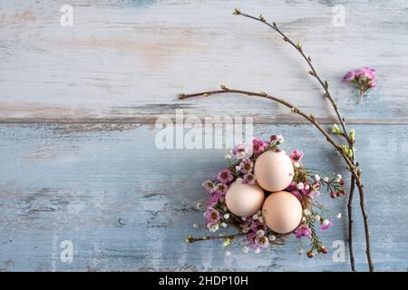 easter, easter nest, easter decoration, easters, easter decorations Stock Photo