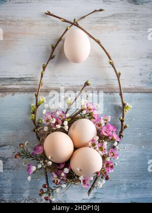easter nest, easter decoration, easters, easter decorations Stock Photo