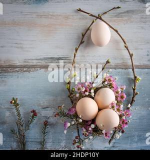 easter nest, easter decoration, easters, easter decorations Stock Photo