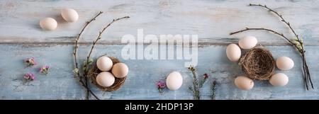 easter, easter egg, easter nest, easter decoration, easters, easter eggs, easter decorations Stock Photo