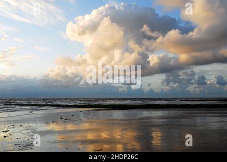 north sea, watt, norderney, north seas, watts, norderneys Stock Photo