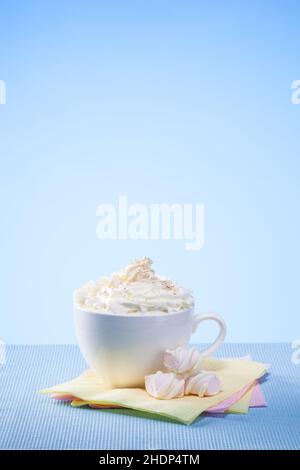 hot chocolate, marshmalow, hot chocolates, marshmalows Stock Photo