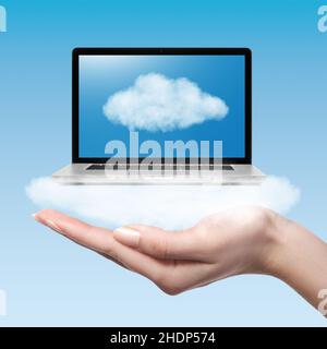 data, cloud-computing, cloud, datas Stock Photo