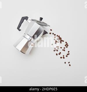 espresso, espresso pot, espressos, espresso pots Stock Photo