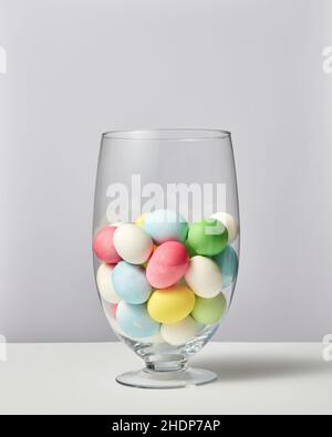 multi colored, easter eggs, multi coloreds, easter egg Stock Photo