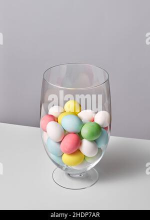 multi colored, easter eggs, multi coloreds, easter egg Stock Photo