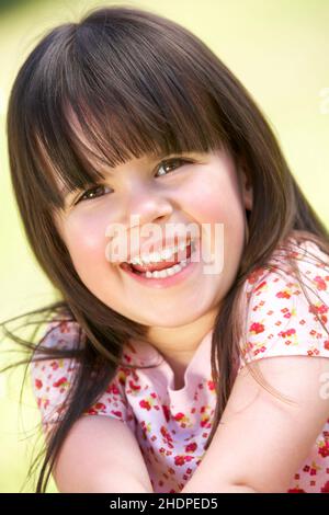 child, girl, laughing, cheerful, children, childs, kid, kids, girls, laugh, smiling, cheerfuls Stock Photo