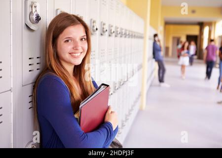 schoolgirl, student, high school, girl, girls, school children, school girl, school girls, schoolgirls, students, high schools Stock Photo