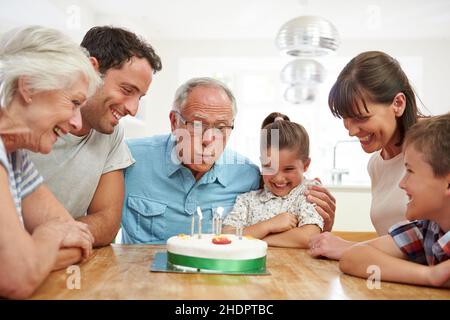 birthday, blow out, birthday cake, birthdays, blow outs, birthday cakes Stock Photo