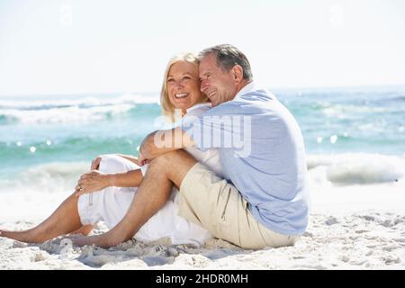 senior, happy, loving, elderly, old, seniors, happies, romance Stock Photo
