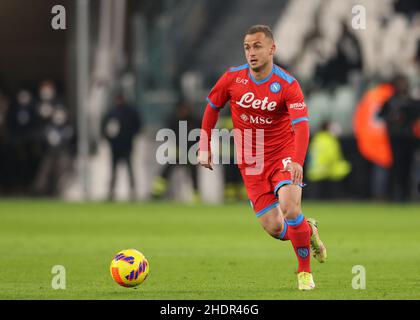 Turin, Italy. 6th Jan, 2022. Stanislav Lobotka of SSC Napoli during the Serie A match at Allianz Stadium, Turin. Picture credit should read: Jonathan Moscrop/Sportimage Credit: Sportimage/Alamy Live News Stock Photo