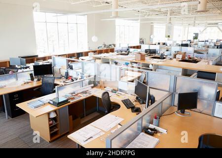 open plan office, computer workstation, offices, computer workstations ...