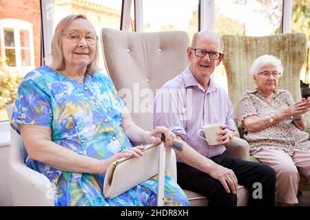 nursing home, retirement home, senior-wg, elderly care, nursing homes, retired, retirement homes Stock Photo