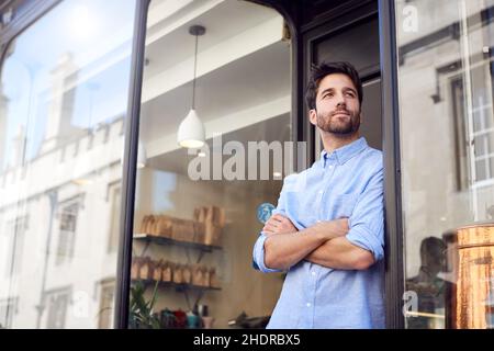 cafe, portrait, owner, cafes, portraits, owners Stock Photo