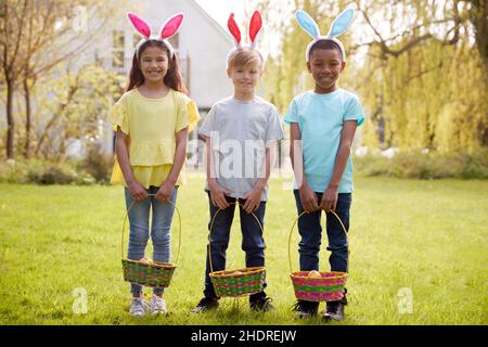 easter, friends, egg hunt, easters, friend, egg hunts Stock Photo