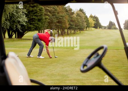 turntable, golf ball, golfer, turntables, golf balls, golfers Stock Photo
