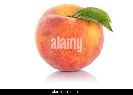 peach, pip fruit, peachs, pip fruits Stock Photo