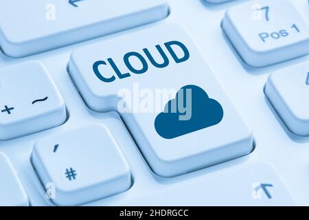 cloud, cloud computing Stock Photo
